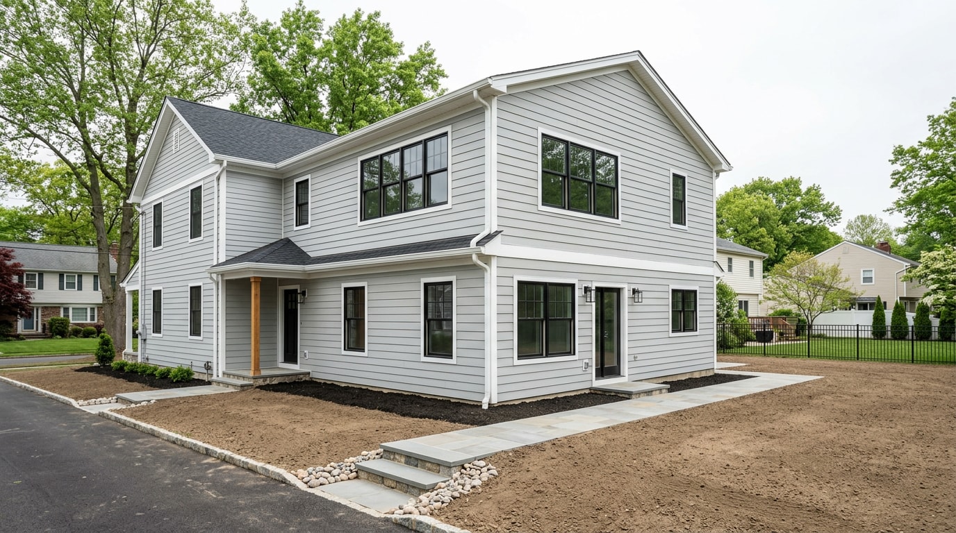 Completed residential addition built under a design-build contract